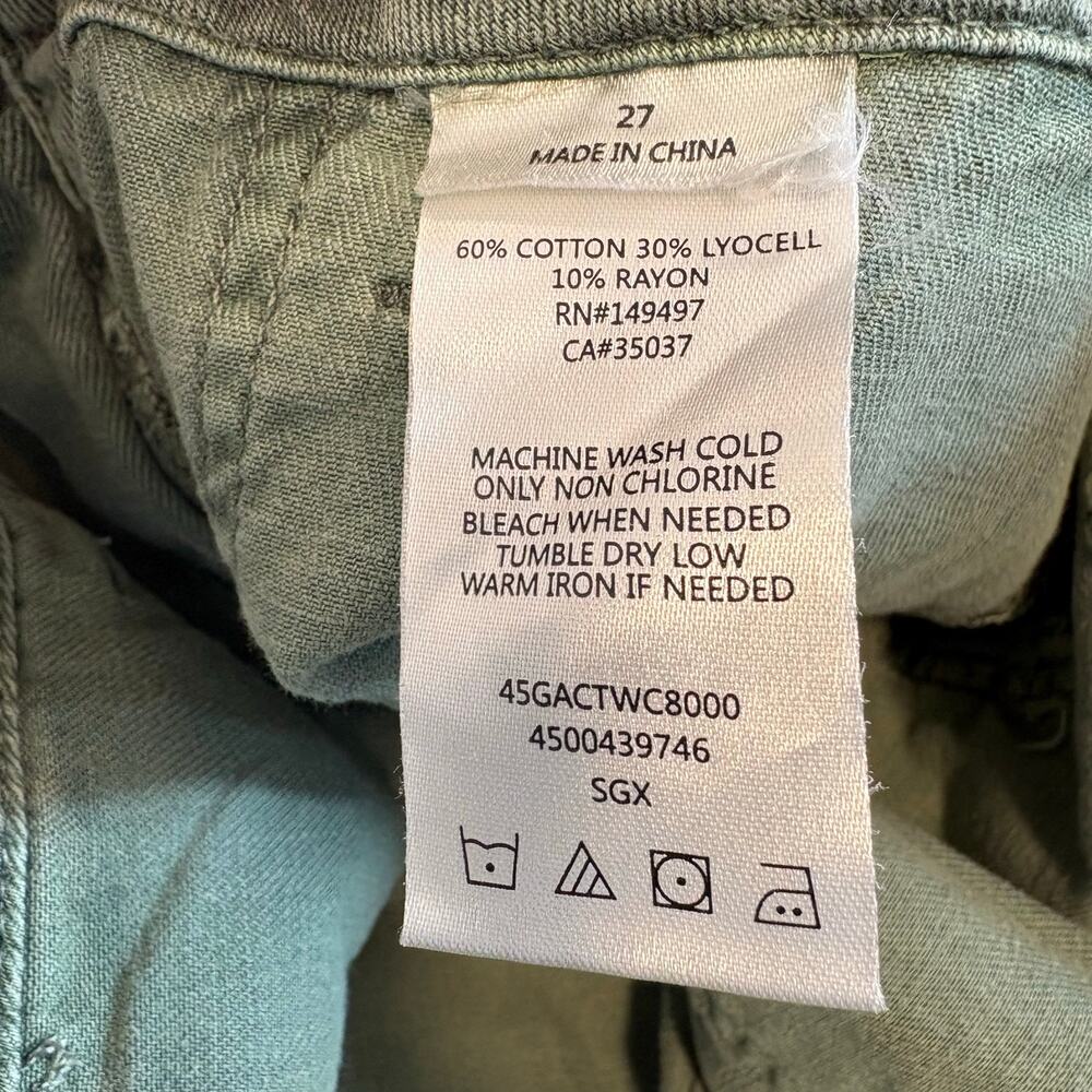 Joe’s Jeans Utility Jogger Pants Women’s 27 Sage Lyocell Blend Zip Ankle Cargo - Picture 13 of 14